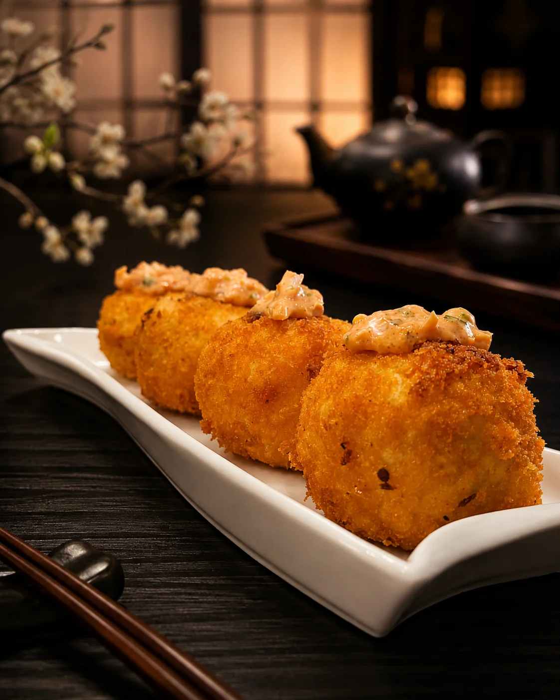 Esferas sushi balls